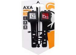 Axa Niteline 11 Belysningssats LED Batterier - Svart