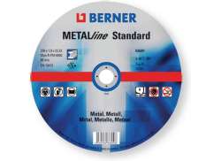Berner METALline Std. Slipning Skiva Metall Flat 115 x 1 x 22.2