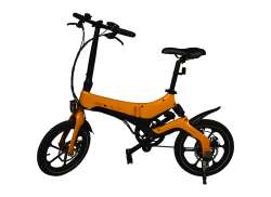 Bohlt X160 E-Bike Hopf&auml;llbar Cykel 16&quot; - Orange