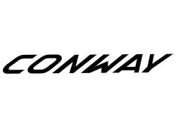 Conway Dekal Logotyp Schriftzug - Svart/Transparent