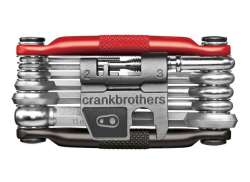 Crankbrothers Multiverktyg 17-Delar - Svart/R&ouml;d