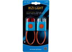 IKZI Belysningssats Mini Remseorganiserare Inklusive. Batterier - Blå