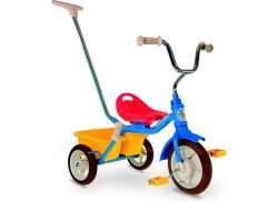 Ital Trike Trehjuling 10 Tum - Bl&aring;/R&ouml;d/Gul