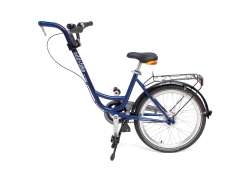 Roland Cykel Med K&auml;rra Add-Bike 3S 20 Tum Bl&aring;