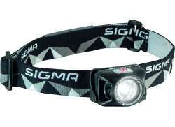 Sigma Headlight II Hj&auml;lmlampa LED Batteri - Svart/Gr&aring;