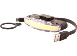 Spanninga Arco Str&aring;lkastare LED Batteri USB - Svart