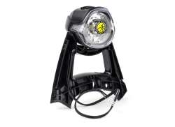 Spanninga BFT Str&aring;lkastare LED E-Bike 6V - Svart/Silver