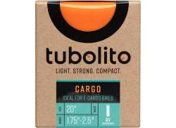 Tubolito Cargo/e-Cargo Innerr&ouml;r 20 x 1.75 - 2.5 Sv - Orange.