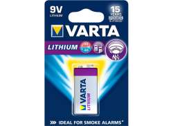 Varta Batterier 9 Volt Block Proffesional Litium