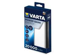 Varta Energy Powerbank 20000mAh USB/USB-C - Vit