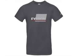 Victoria Fybron T-Shirt Korthylsa M&auml;n M&ouml;rk Gr&aring; - L