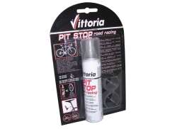 Vittoria Pit Stopp Flat Fix Tire Pump Med Clip - 75ml