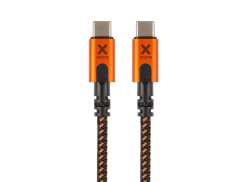 Xtorm USB C Kabel 1.5M - Svart/Orange